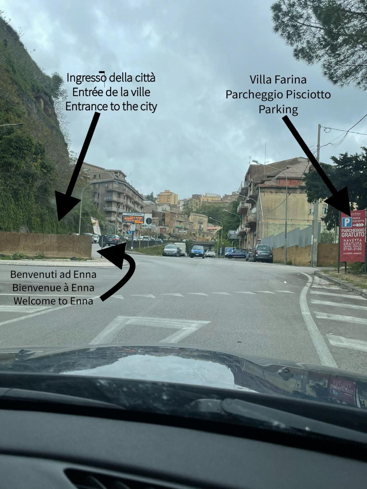 La Casa Sulla Piazza Daire Enna Dış mekan fotoğraf
